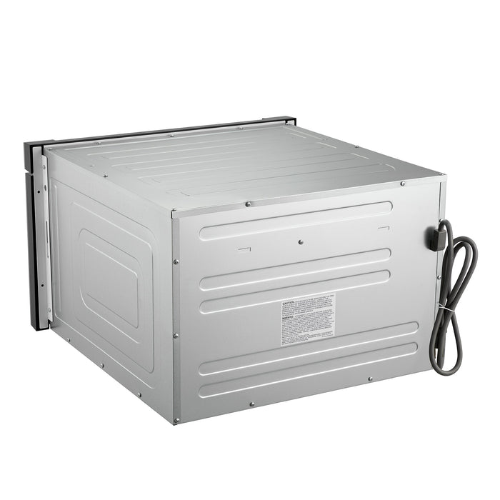 Cosmo 24'' Built-in Microwave Drawer with Automatic Presets, Touch Controls, Defrosting Rack and 1.2 cu. ft. Capacity in Stainless Steel COS-12MWDSS-NH