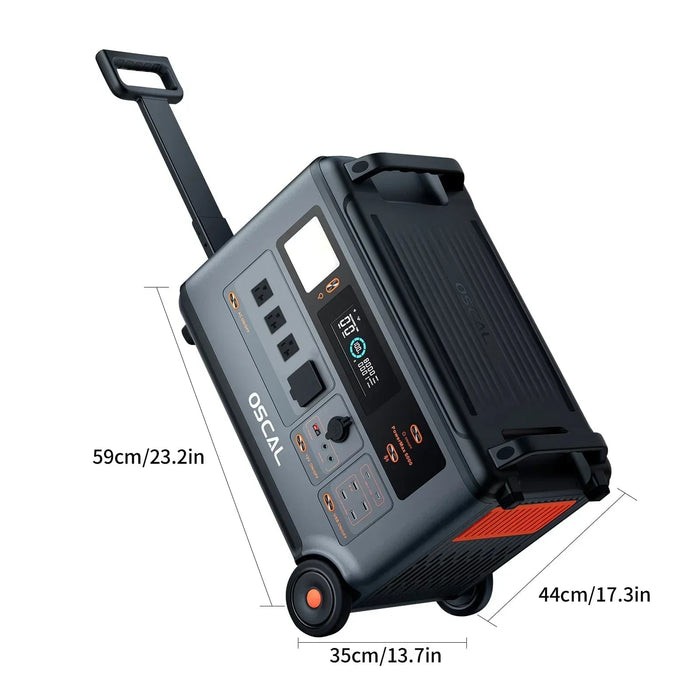 Oscal PowerMax 6000 | 6000W Portable Power Station with 120/240V Dual Voltage