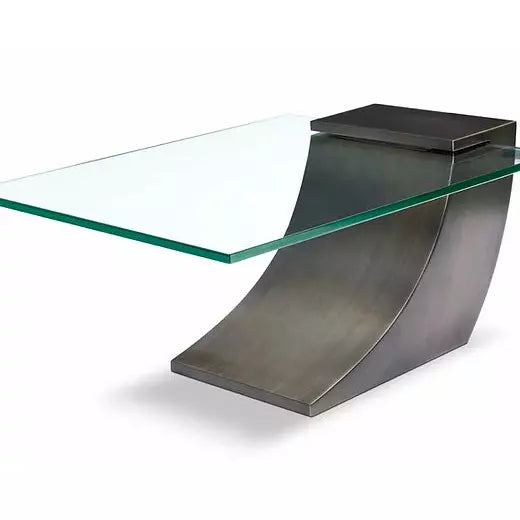 Greg Sheres “Clasp” Cocktail Table Antique Brushed Bronze C-01B