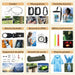 Sac tactique de Survie 72H Complet–80L + 30+ Équipements Outdoor Woody’s Camp