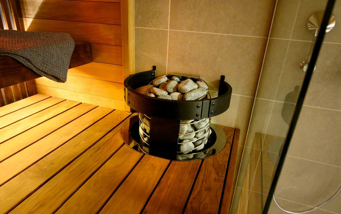 Harvia Spirit SP90E Electric Sauna Heater Package