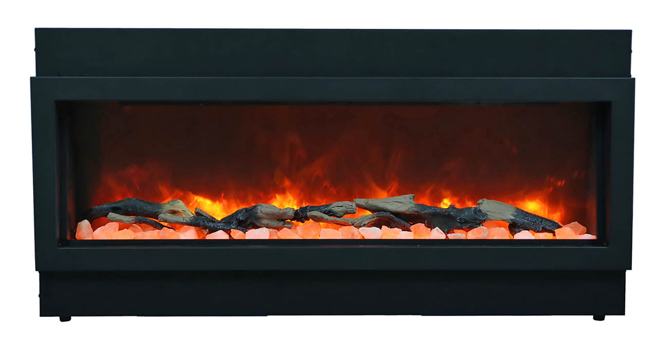 Amantii 60" Panorama Series Tall Deep Built-In Electric Fireplace