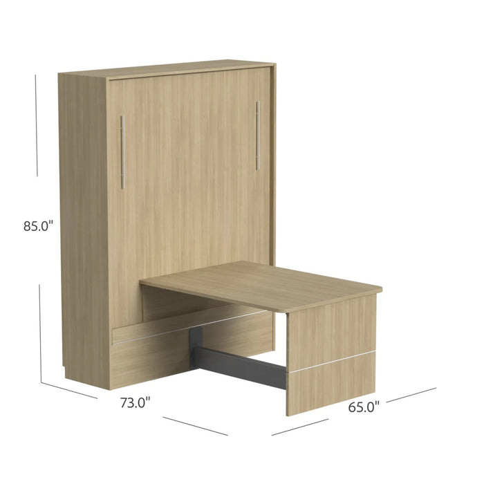 Queen Size Murphy Bed with Desk | Inovabed