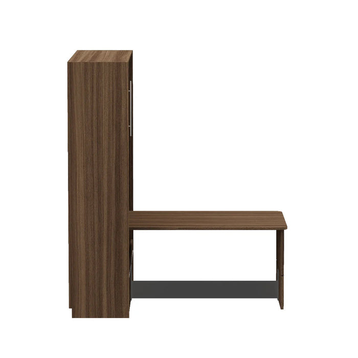 Queen Size Murphy Bed with Desk | Inovabed