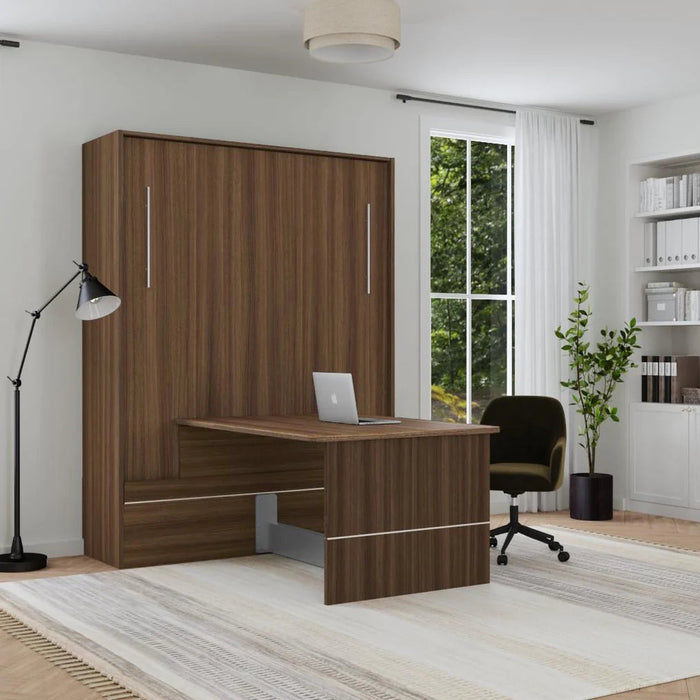 Queen Size Murphy Bed with Desk | Inovabed