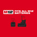 Milwaukee 2473-22 M12 Force Logic Press Tool 1/2" - 1" Kit
