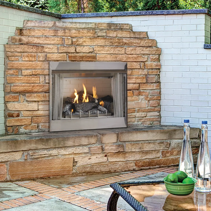 American Hearth Empire Carol Rose Outdoor 36" Vent-Free Fireplace