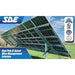 Sinclair SkyRack HD - Ground Mount Solar Rack for 12 / 18 / 24 / 36 or 48 Solar Panels | Made In USA | Engineered / Galvanized Steel | Fixed or Seasonal Tilt Adjust