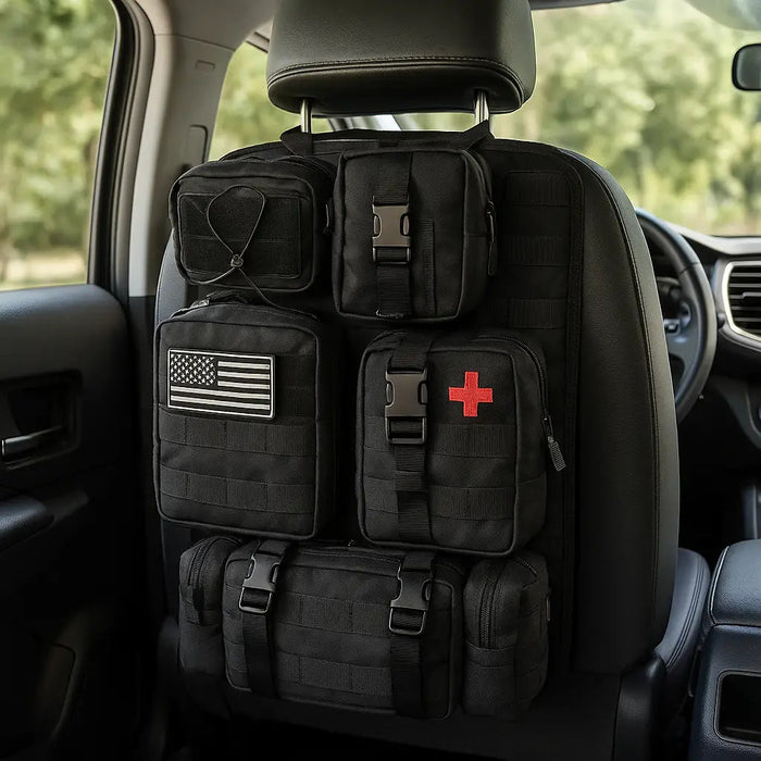Sac de rangement pour siège arrière de voiture - Kit 6 Pièces tente-de-toit.Shop