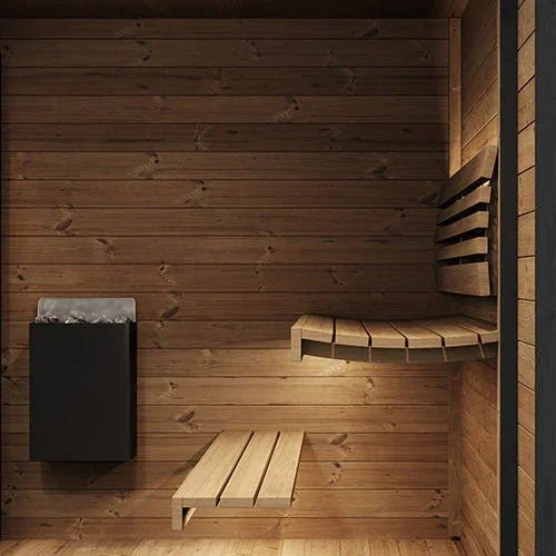 SaunaLife Model GL6 Outdoor Sauna Kit | 6 Persons