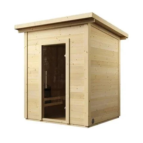 SaunaLife Model G2 Outdoor Home Sauna Kit | 4 Persons