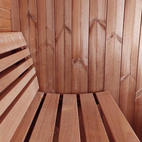 SaunaLife Model E7 Barrel Sauna | 4 Persons