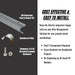 Sinclair SkyRack HD - Ground Mount Solar Rack for 12 / 18 / 24 / 36 or 48 Solar Panels | Made In USA | Engineered / Galvanized Steel | Fixed or Seasonal Tilt Adjust
