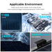 SunGoldPower 500 Watt Mono Black PERC Solar Panel Full Pallet (32 Panels ) SG-500WM
