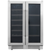 Thor Kitchen 24"French Door Wine and Beverage Center, 21 Wine Bottle Capacity and 95 Can Capacity TBC2401DI