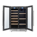 Thor Kitchen 24"French Door Wine and Beverage Center, 21 Wine Bottle Capacity and 95 Can Capacity TBC2401DI