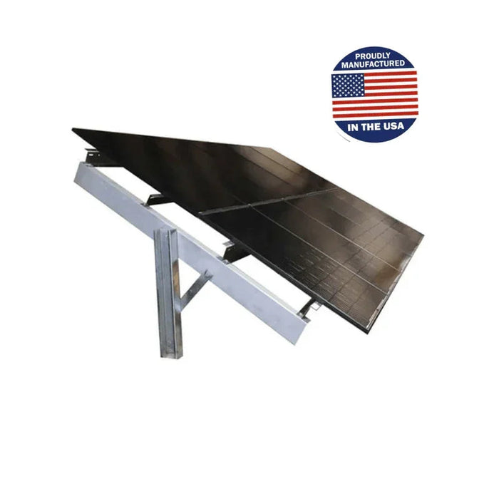 Sinclair SkyRack HD - Ground Mount Solar Rack for 12 / 18 / 24 / 36 or 48 Solar Panels | Made In USA | Engineered / Galvanized Steel | Fixed or Seasonal Tilt Adjust