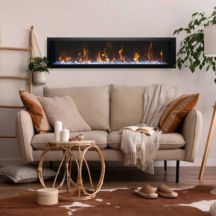 Amantii Panorama BI Slim 72" Smart Electric Fireplace - BI-72-SLIM-OD