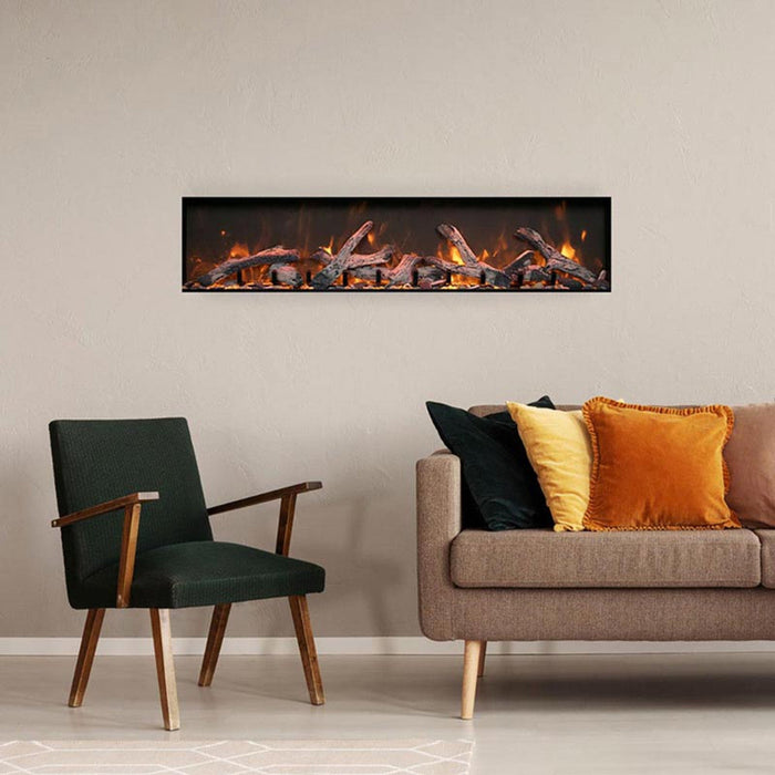 Amantii Panorama BI Deep XT 60" Smart Electric Fireplace - BI-60-DEEP-XT