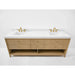 Ancerre 84” Momo Bathroom Vanity Oak Double Sinks VTS-Momo-84-Oak-WQZ