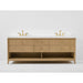 Ancerre 84” Momo Bathroom Vanity Oak Double Sinks VTS-Momo-84-Oak-WQZ