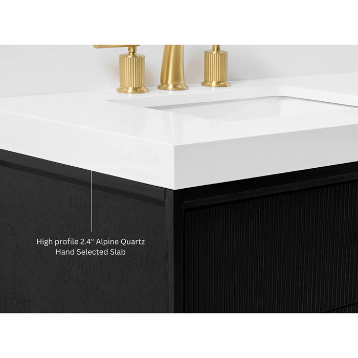 Ancerre 84” Momo Bathroom Vanity Oak Double Sinks VTS-Momo-84-Oak-WQZ