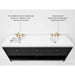 Ancerre 84” Momo Bathroom Vanity Oak Double Sinks VTS-Momo-84-Oak-WQZ
