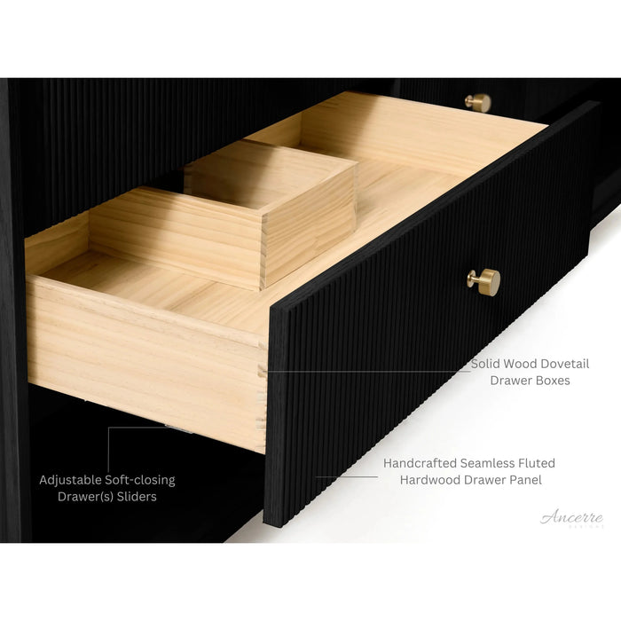 Ancerre 84” Momo Bathroom Vanity Oak Double Sinks VTS-Momo-84-Oak-WQZ