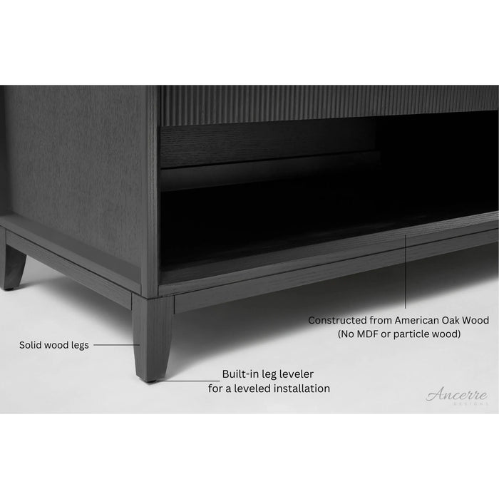 Ancerre 84” Momo Bathroom Vanity Oak Double Sinks VTS-Momo-84-Oak-WQZ