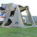 Tente de toit rigide montée sur voiture, spacieuse de 165x220CM pour 2-3 personnes, parfaite pour des aventures de camping en pleine nature.