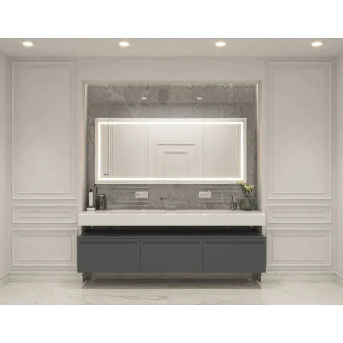 Aquadom Daytona 72'' × 36'' LED Lighted Bathroom Mirror