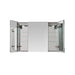 Aquadom Signature Royale 40'' × 30'' LED Lighted Triple Door Medicine Cabinet