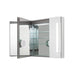 Aquadom Signature Royale 40'' × 30'' LED Lighted Triple Door Medicine Cabinet