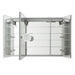 Aquadom Signature Royale 40'' × 30'' LED Lighted Triple Door Medicine Cabinet