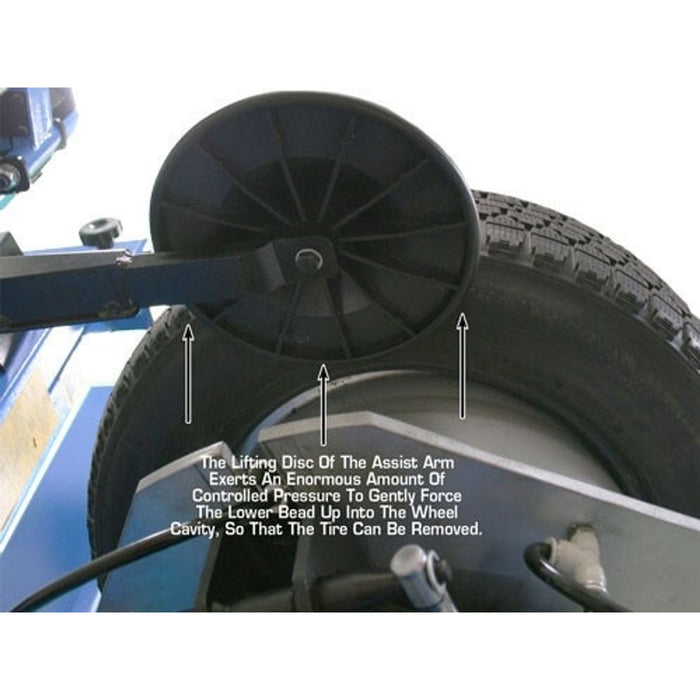Atlas TC229LH Tire Changer with Left Hand Assist Arm | Professional Automotive Tire Service Machine | Model TC229LH