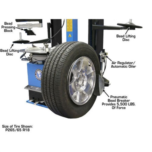 Atlas TC289DAA Tire Changer & WB11 Wheel Balancer Combo – Professional Rim Clamp Machine and Digital Wheel Balancer | TCWB-COMBO9-FPD