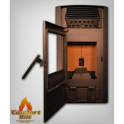 ComfortBilt Pellet Stove Charcoal Grey/ Black Summer HP50S-Black
