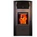 ComfortBilt Pellet Stove Charcoal Grey/ Black Summer HP50S-Black