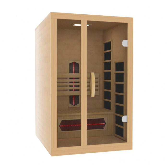 Golden Designs "Gracia" Full Spectrum Infrared Sauna 1-Person w/ Hemlock DYN-6119-03-FS