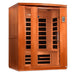 Golden Designs Ultra Low EMF 3-Person Dynamic "Lugano" FAR Infrared Sauna with Hemlock Wood | Model: DYN-6336-02 Elite