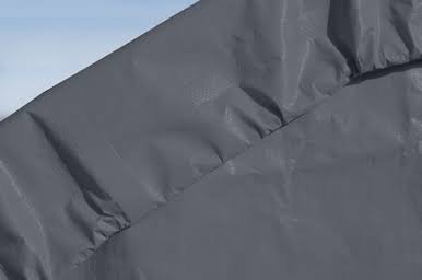 ShelterCoat 13 x 24 ft. Wind and Snow Rated Garage Round Gray STD