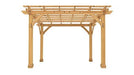 Yardistry Meridian Pergola with Premium Cedar Lumber (10 ft. x 12 ft.)