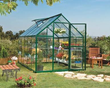 Canopia By Palram Hybrid Hobby 6 ft. x 10 ft. Greenhouse Kit - Hybrid Panels