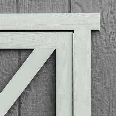Handy Home DIY Rookwood 10 ft. x 8 ft. Wooden Storage with Flooring Included