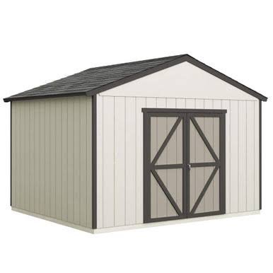 Handy Home DIY Astoria 12 ft. x 12 ft. Wooden Storage Shed with Flooring Included
