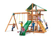 Gorilla Playsets Outing w/ Trapeze Bar Swing Set