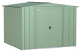 Arrow Classic Steel Storage Shed, 8x8, Sage Green