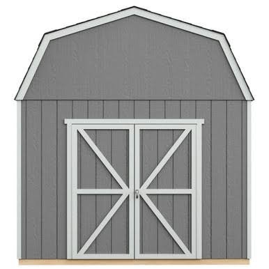 Handy Home DIY Braymore 10 ft. x 10 ft. Wooden Storage Shed with Flooring Included