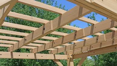 Yardistry Meridian Pergola with Premium Cedar Lumber (10 ft. x 12 ft.)