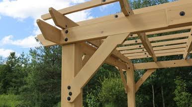 Yardistry Meridian Pergola with Premium Cedar Lumber (10 ft. x 12 ft.)